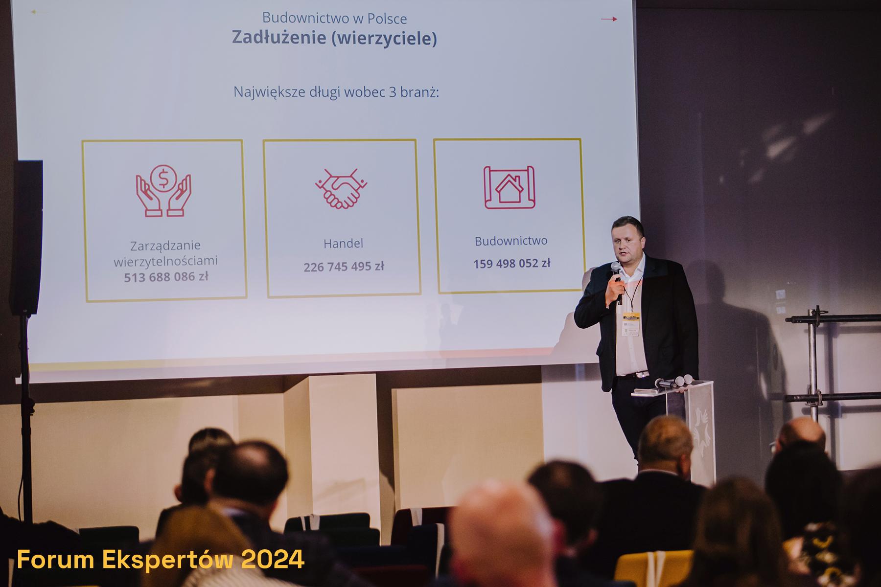 Tomasz Waszczyński (KRD BIG S.A.) dokonał analizy kondycji finansowej branży budowlanej.