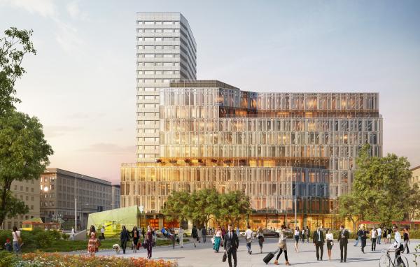 Centrum Marszałkowska na półmetku prac