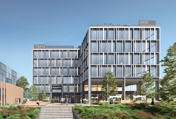 Pierwszy biurowiec na gdańskim lotnisku z wiechą