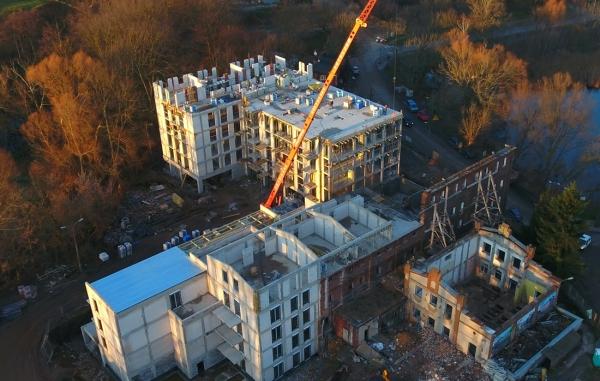 Młyn nad Cybiną prawie pod dachem