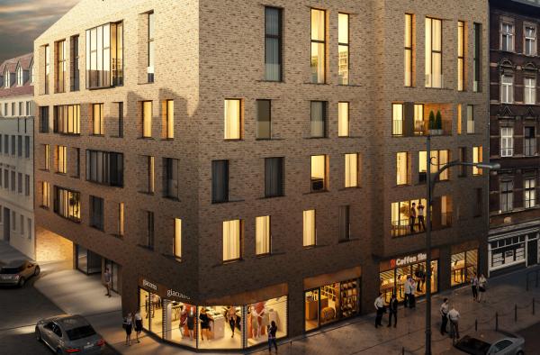 W Poznaniu rośnie apartamentowiec Za Bramką