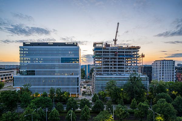 Wiecha na biurowcu Centrum Południe