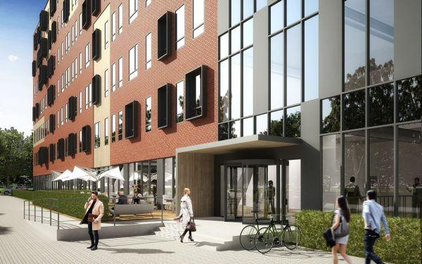 Studenci zaprojektowali wnętrza akademika w Krakowie