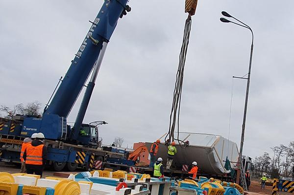 Wielki kret na budowie tuneli w Łodzi