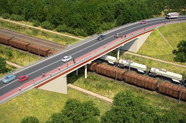 Pod Warszawą powstanie 60-metrowy wiadukt