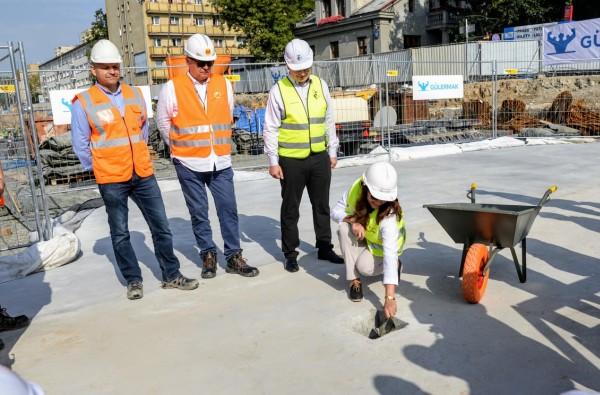 Kamień węgielny na budowie II linii metra na Woli