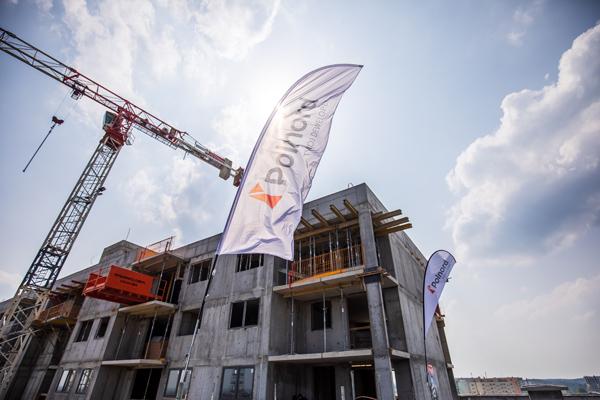 Polnord zawiesił wiechę w Gdańsku