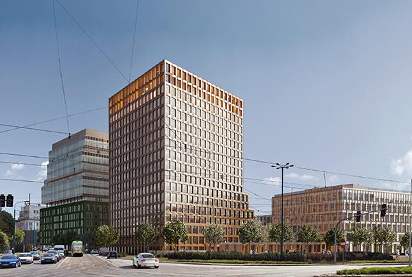 Czwarty biurowiec w kompleksie Nowy Rynek