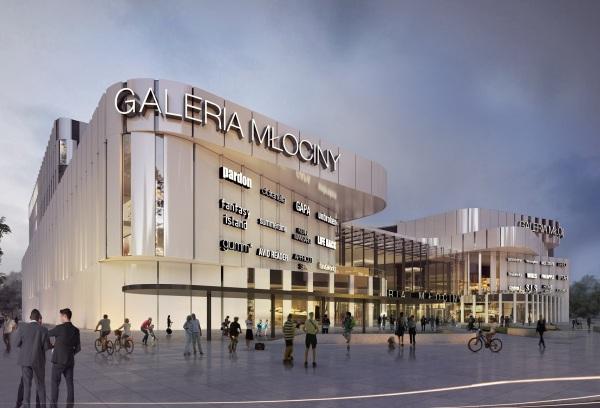 Galeria Młociny w budowie