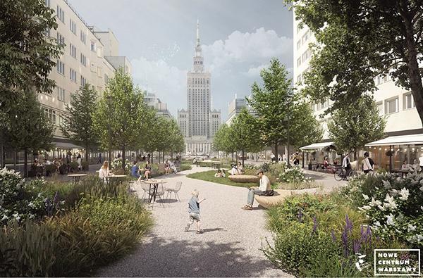 Nowe Centrum Warszawy - wyniki konkursu na przestrzeń w rejonie ulic Złotej i Zgoda