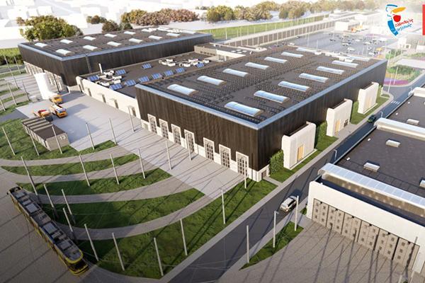 W Warszawie powstaje ekologiczna zajezdnia tramwajowa