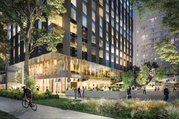 5 kondygnacji pod ziemią. Upper One w budowie