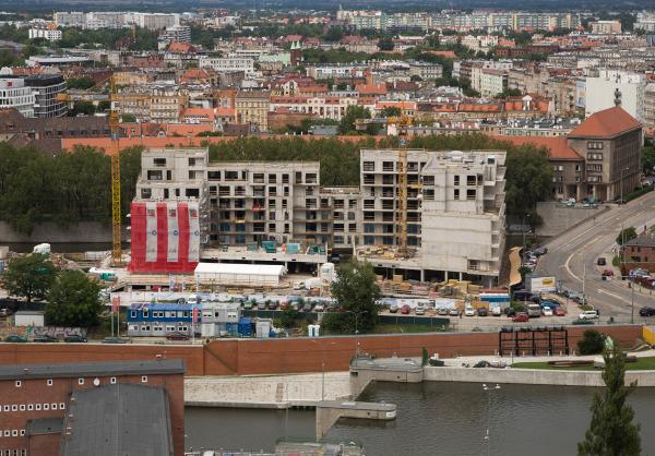 Bulwary Książęce w stanie surowym otwartym