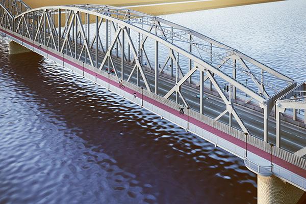 Remont mostu w Toruniu