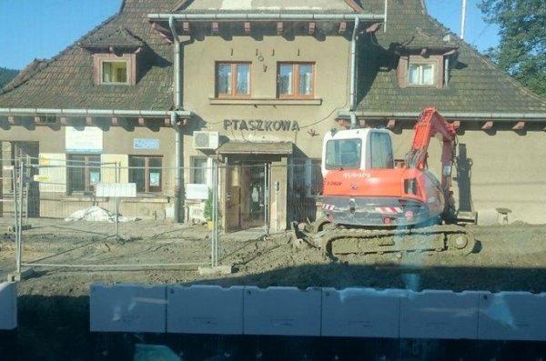 Linia Tranów - Muszyna w remoncie